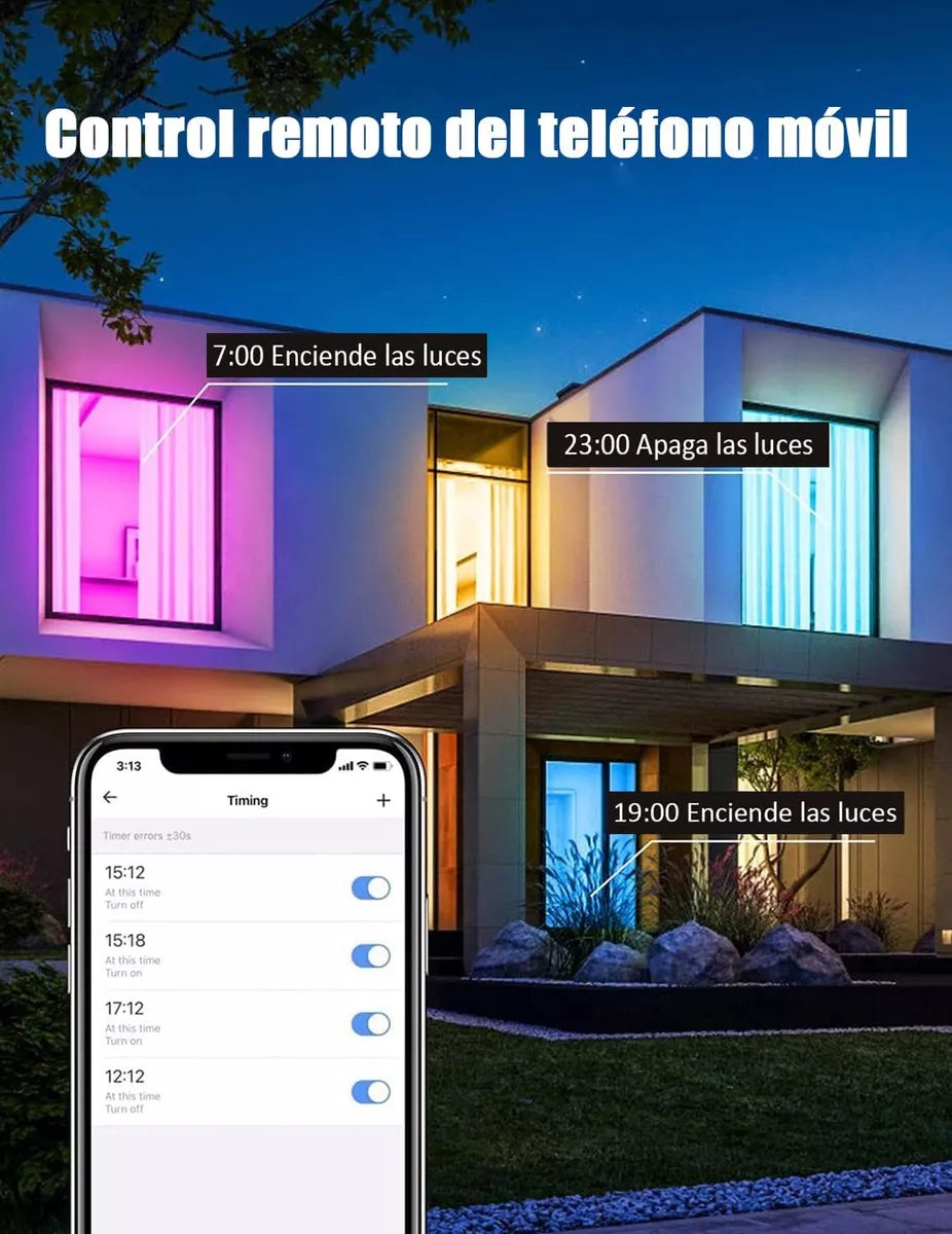 ELEADSOUQ Smart Bulbs Wifi Alexa Rgbcw Colors App Control