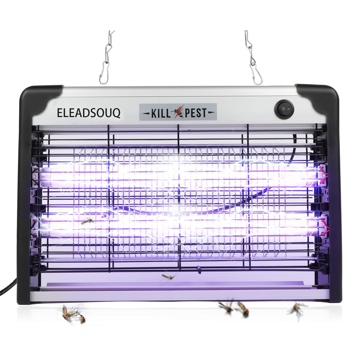 ELEADSOUQ Lámpara eléctrica industrial antimosquitos de alta eficiencia y 20 W