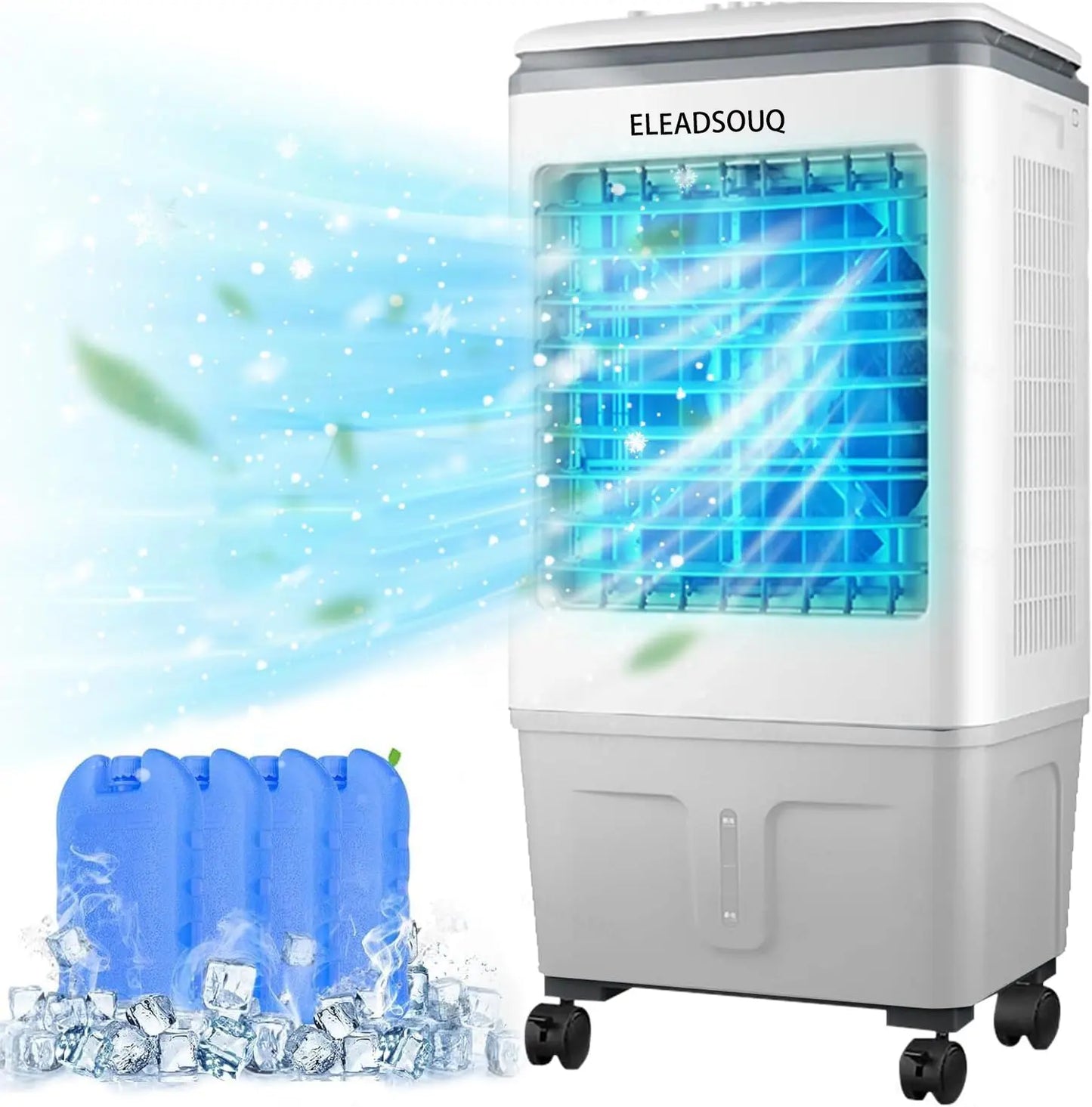ELEADSOUQ Ventilador de refrigeración por aire