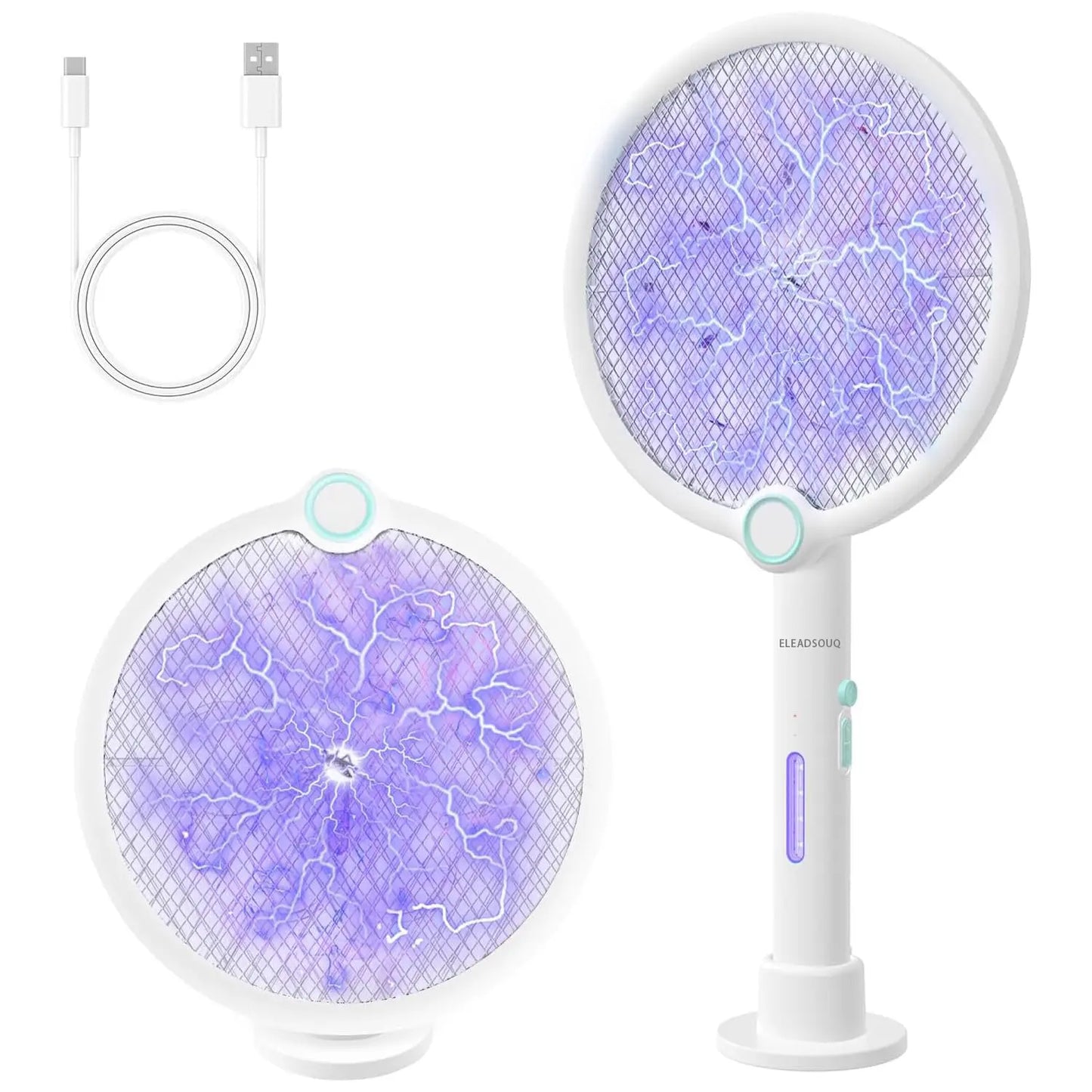 ELEADSOUQ 2.1 Ahuyentadores de mosquitos eléctricos plegables