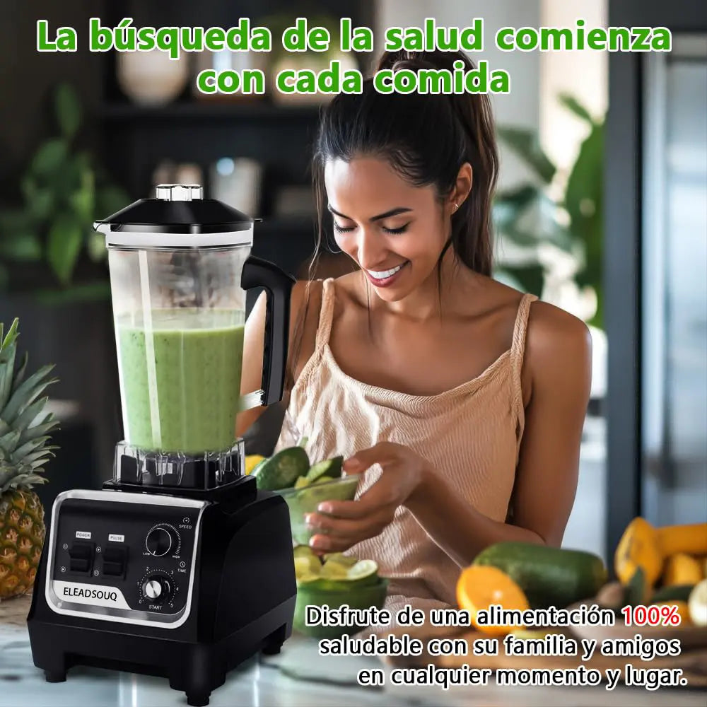 ELEADSOUQ Licuadora de verduras industrial comercial para el hogar