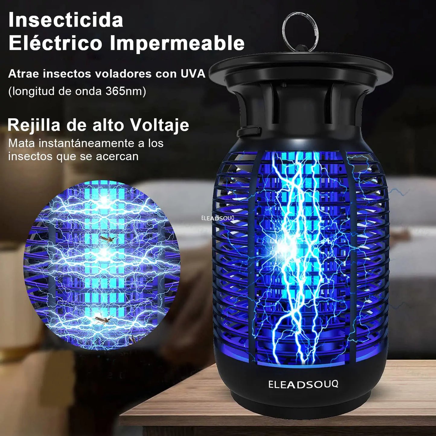 ELEADSOUQ 18W Lámparas eléctricas antimosquitos