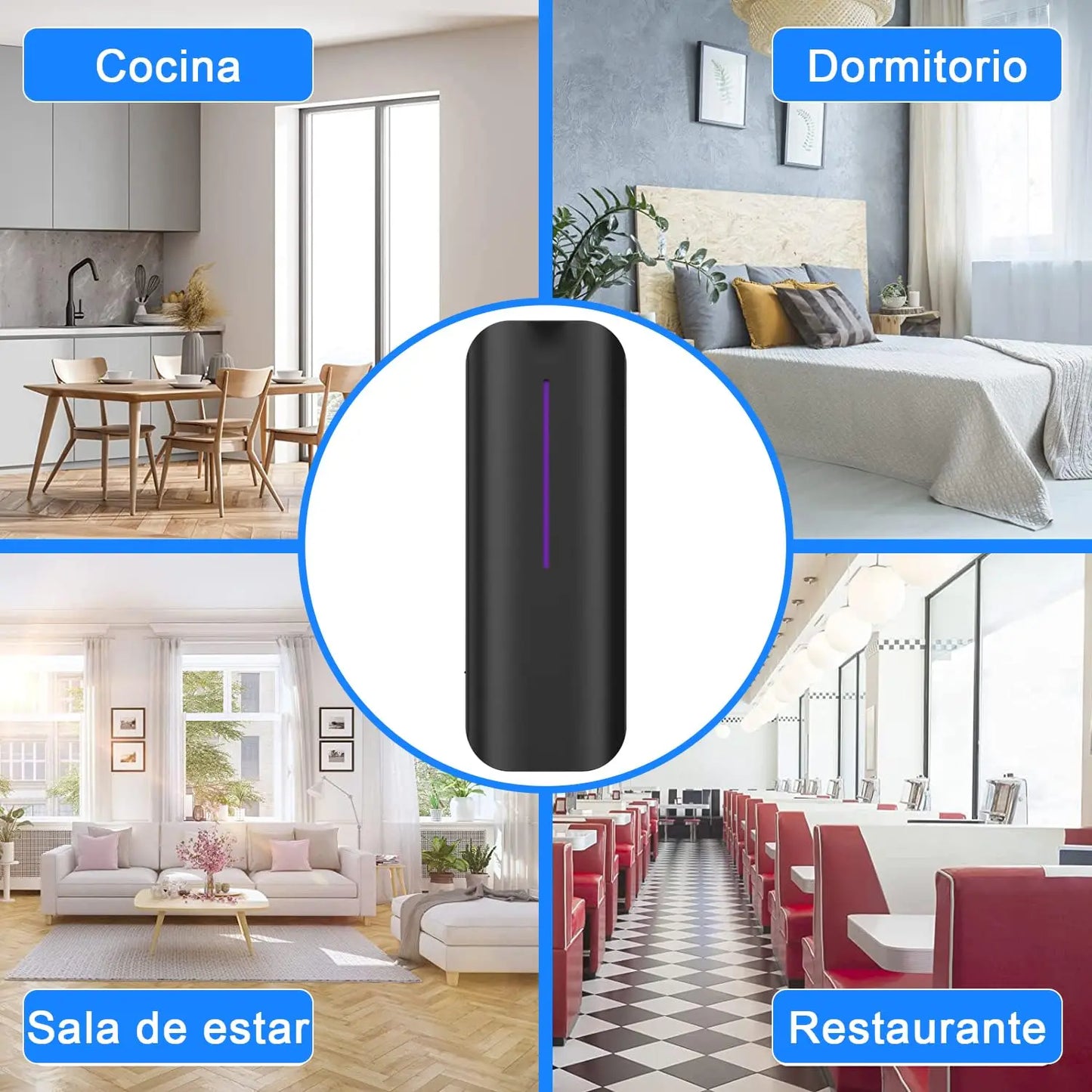 ELEDASOUQ Insecticida eléctrico de 9 W