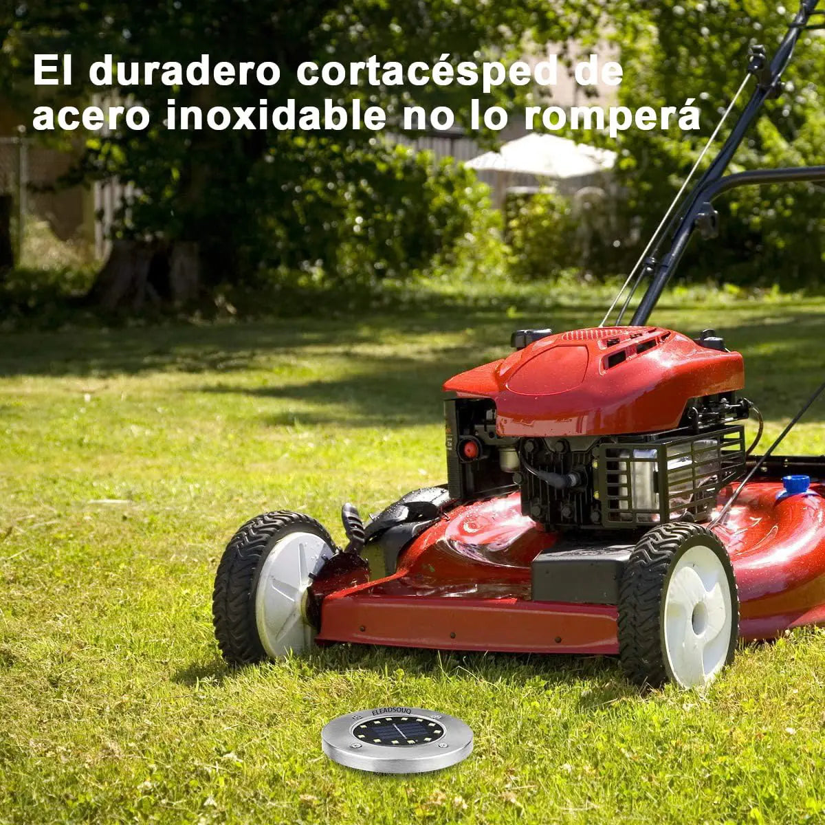 ELEADSOUQ Luz solar IP65 impermeable LED para exteriores
