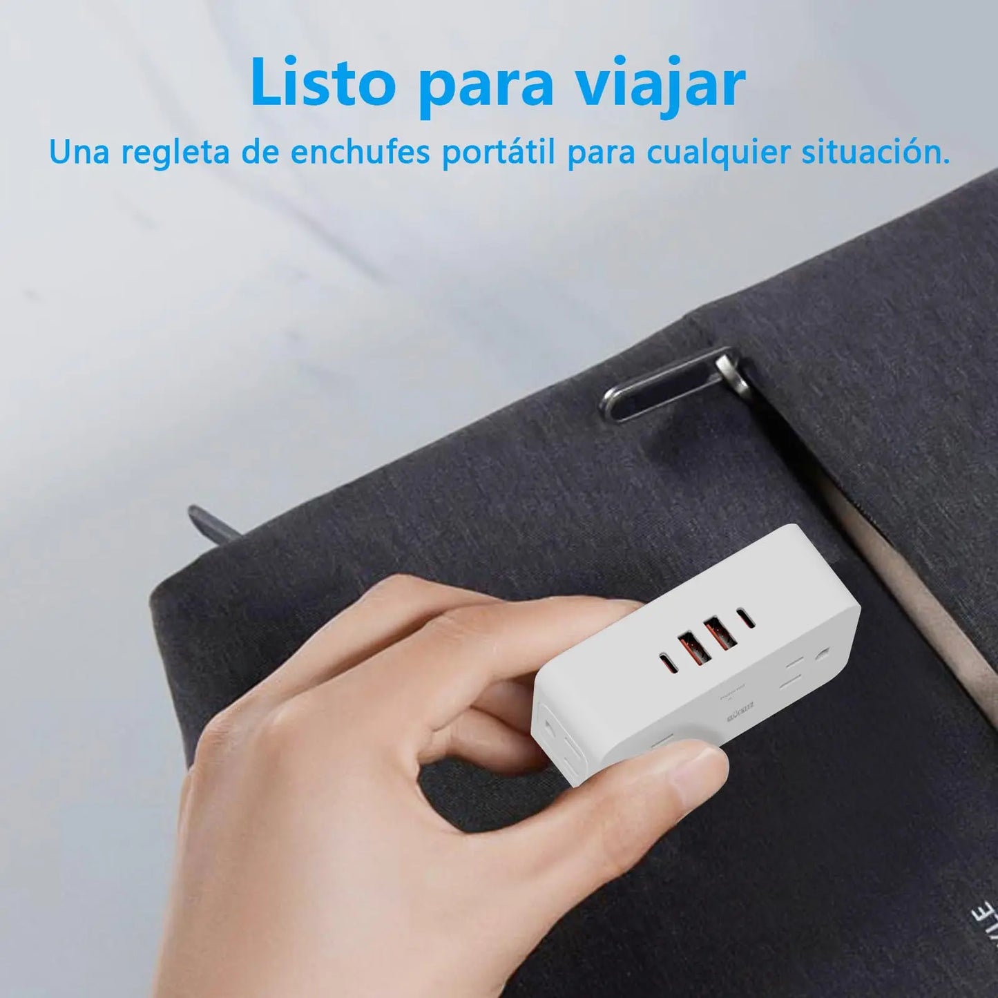 ELEADSOUQ Toma de corriente CA con regleta