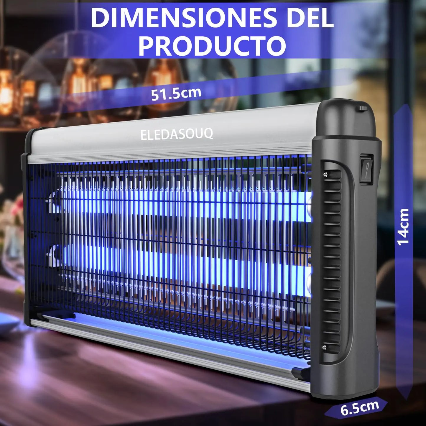ELEADSOUQ Matamosquitos potente de 30W