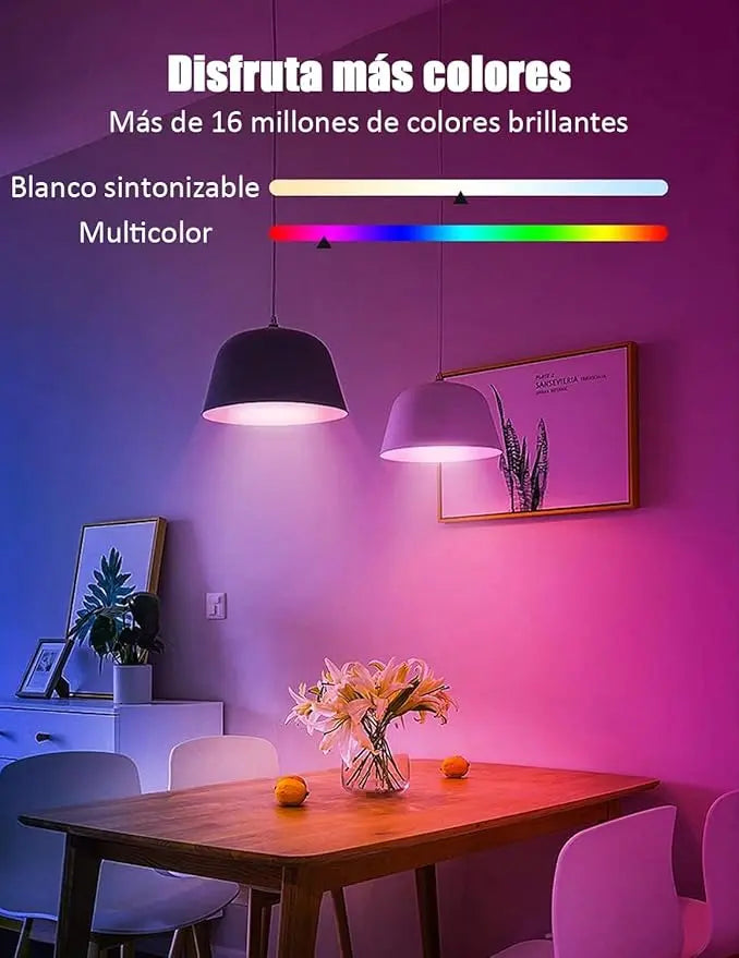 ELEADSOUQ Smart Bulbs Wifi Alexa Rgbcw Colors App Control