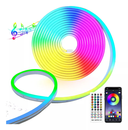ELEADSOUQ Impermeable Neón Led Tira De Luz Rgbw Flexible Cadena Luces
